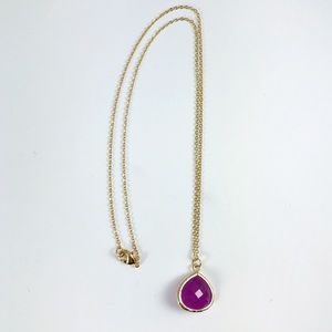 ✨HP✨ Beautiful Sparkle Gold Glass Pendant Necklace